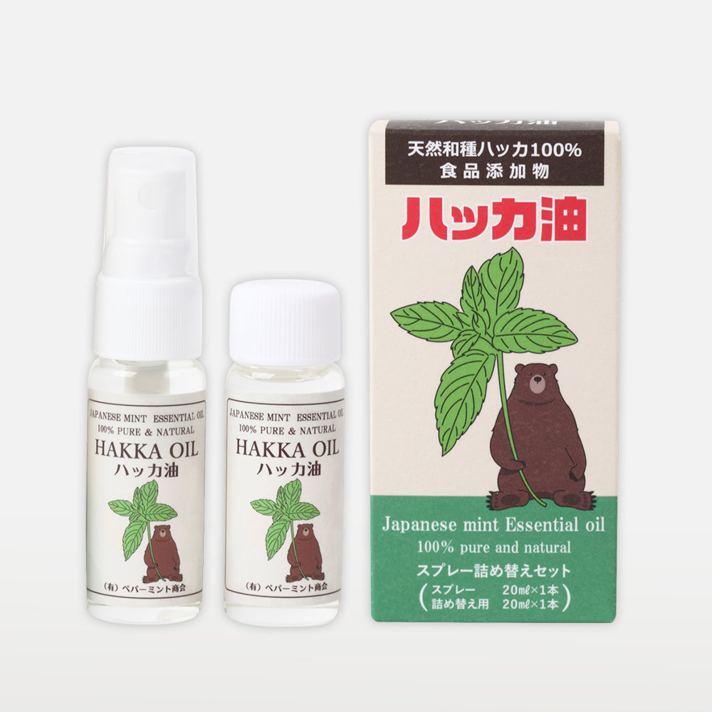 天然ハッカ油スプレー詰め替えセット