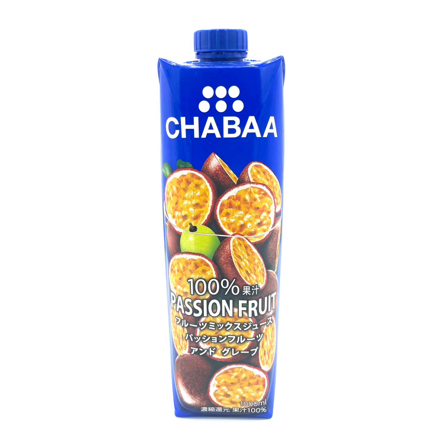 1L CHABAA100%ミックスジュース パッションフルーツ