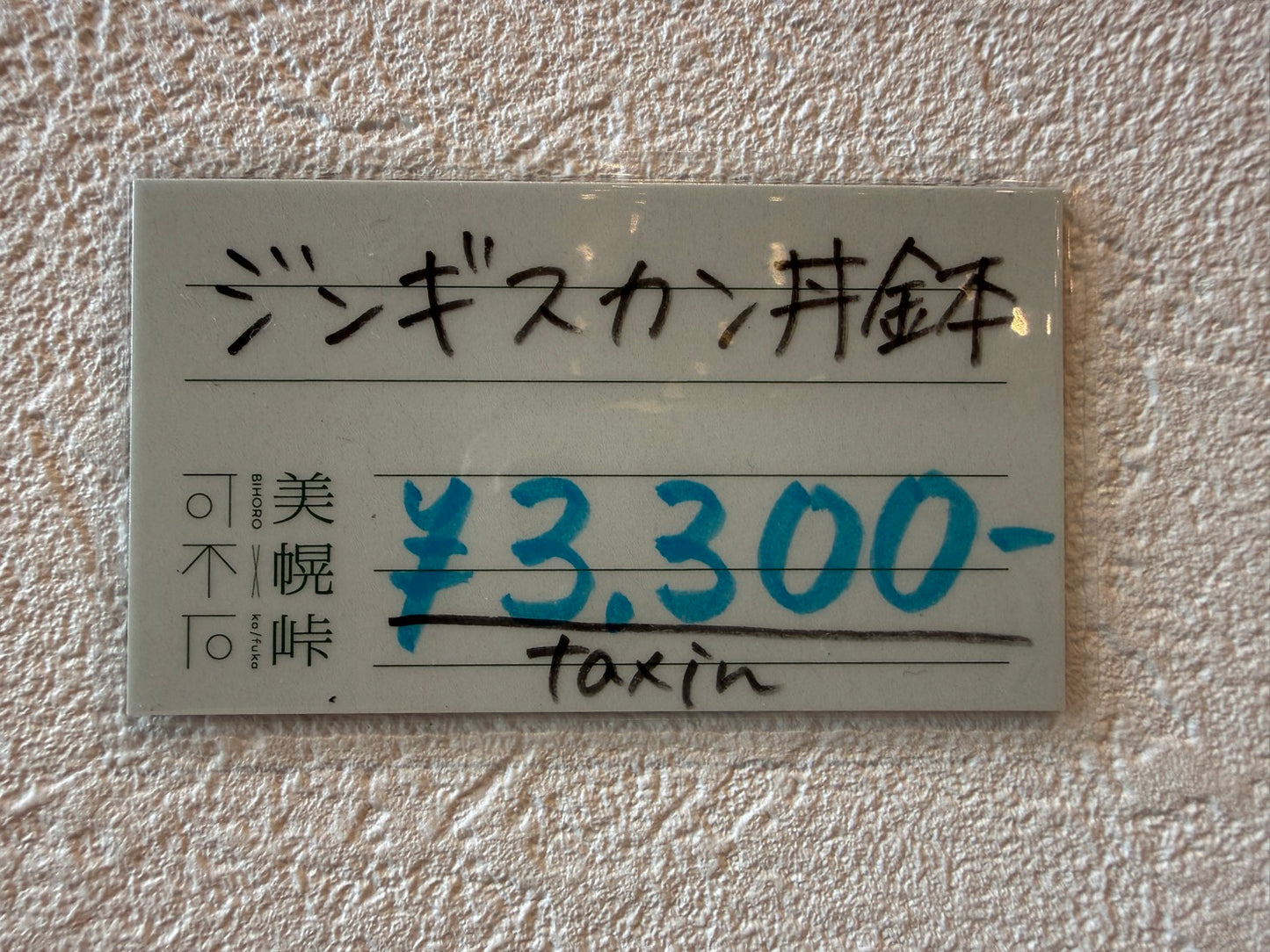 ジンギスカン丼鉢(水色)