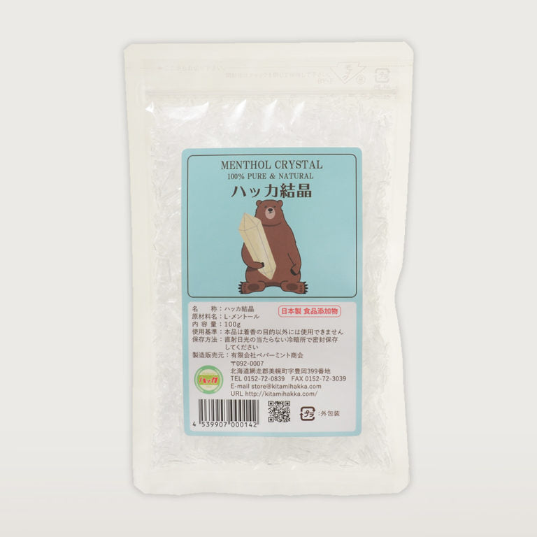 天然ハッカ結晶100g