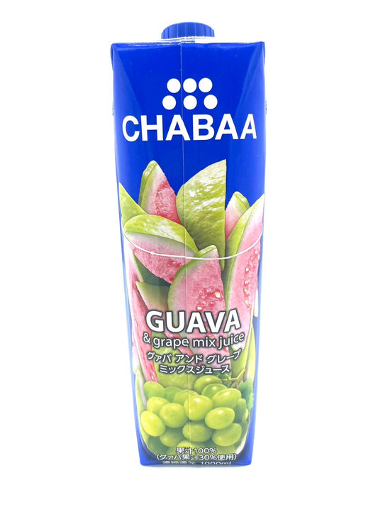 1L CHABAA100%ミックスジュース グァバ