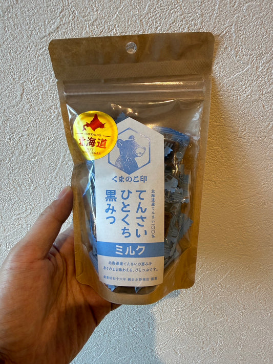 てんさいひとくち黒みつミルク　85g