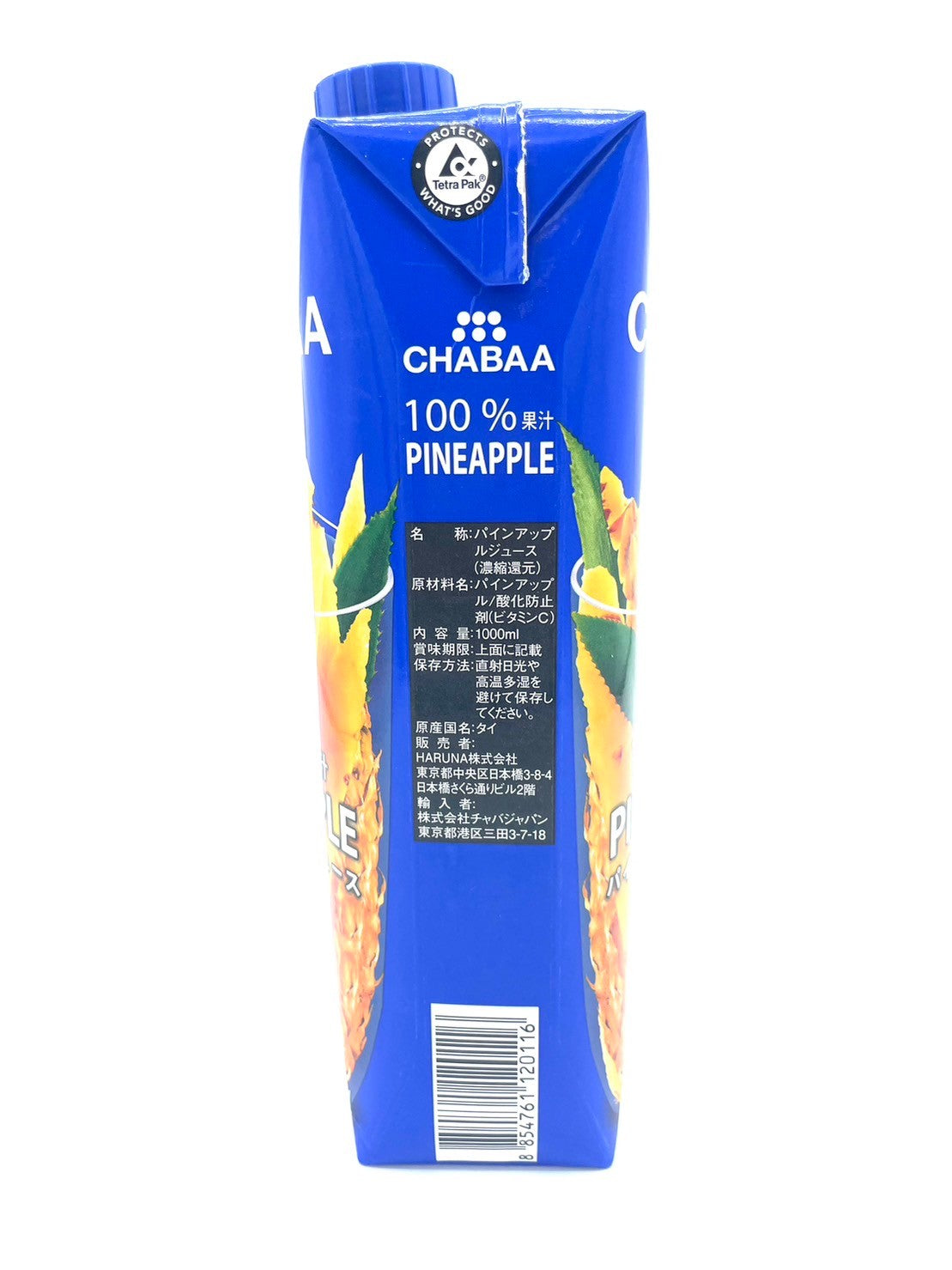 1L CHABAA100%ジュース パイナップル